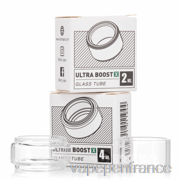 Verre De Remplacement De Réservoir Ultra Boost X Perdu Vape Stylo Vape En Verre à Bulles De 4 Ml